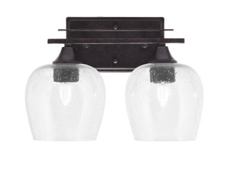 Toltec Lighting - 132-DG-4810 - Two Light Bathroom Lighting - Uptowne - Dark Granite