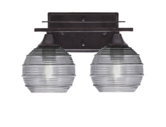 Toltec Lighting - 132-DG-5112 - Two Light Bathroom Lighting - Uptowne - Dark Granite