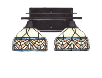 Toltec Lighting - 132-DG-9485 - Two Light Bath Bar - Uptowne - Dark Granite