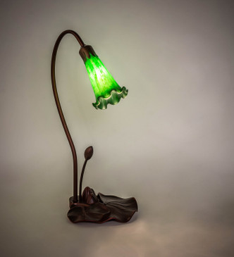 Green Pond Lily One Light Accent Lamp (12859)