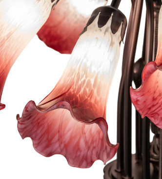 Pink/White 12 Light Chandelier (130935) Pink/White 12 Light Chandelier (130935)