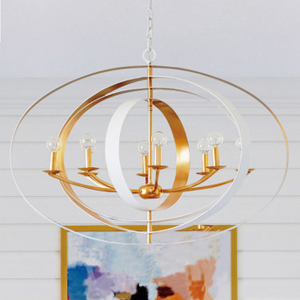 Luna Eight Light Chandelier (588-MT-GA)
