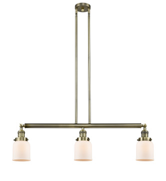manufacturer_finish:Antique Brass|manufacturer_glass:Matte White Cased Small Bell|light_output:220.00lm|color_temperature:2200K|cri:99