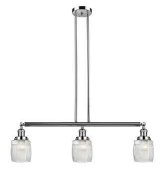 Innovations - 213-PN-G302-LED - LED Island Pendant - Franklin Restoration - Polished Nickel