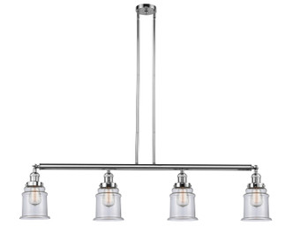 Innovations - 214-PC-G182 - Four Light Island Pendant - Franklin Restoration - Polished Chrome