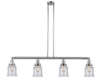 Innovations - 214-PC-G184 - Four Light Island Pendant - Franklin Restoration - Polished Chrome