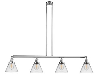 Innovations - 214-PC-G42 - Four Light Island Pendant - Franklin Restoration - Polished Chrome
