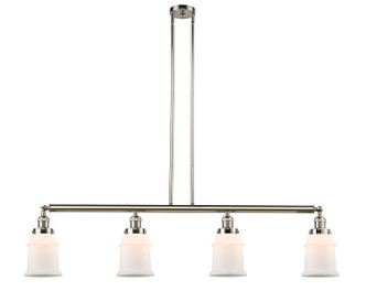 Innovations - 214-PN-G181-LED - LED Island Pendant - Franklin Restoration - Polished Nickel