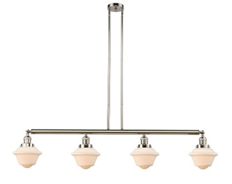 Innovations - 214-PN-G531 - Four Light Island Pendant - Franklin Restoration - Polished Nickel