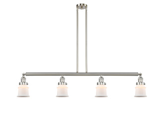 Innovations - 214-SN-G181S - Four Light Island Pendant - Franklin Restoration - Brushed Satin Nickel