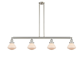 Innovations - 214-SN-G321-LED - LED Island Pendant - Franklin Restoration - Brushed Satin Nickel