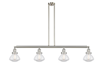 Innovations - 214-SN-G322-LED - LED Island Pendant - Franklin Restoration - Brushed Satin Nickel