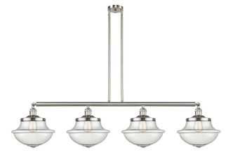 Innovations - 214-SN-G544 - Four Light Island Pendant - Franklin Restoration - Brushed Satin Nickel