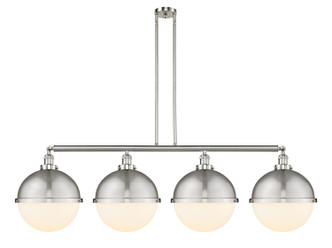 Innovations - 214-SN-HFS-121-SN - Four Light Island Pendant - Franklin Restoration - Brushed Satin Nickel