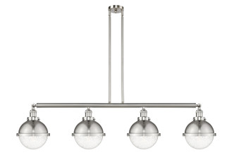 Innovations - 214-SN-HFS-84-SN - Four Light Island Pendant - Franklin Restoration - Brushed Satin Nickel