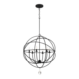 Solaris Six Light Chandelier (9226-BK)