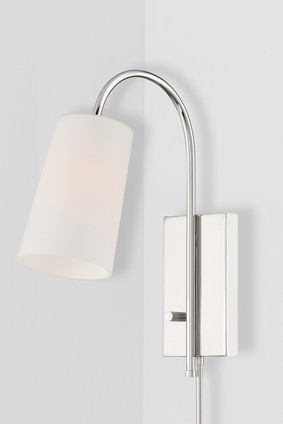 Alexa One Light Wall Sconce (ALX-4501-PN)