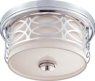 Nuvo Lighting - 60-4627 - Two Light Flush Mount - Harlow - Polished Nickel