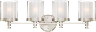 Nuvo Lighting - 60-4644 - Four Light Vanity - Decker - Brushed Nickel