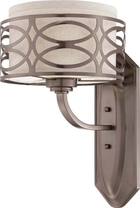 Nuvo Lighting - 60-4721 - One Light Vanity - Harlow - Hazel Bronze