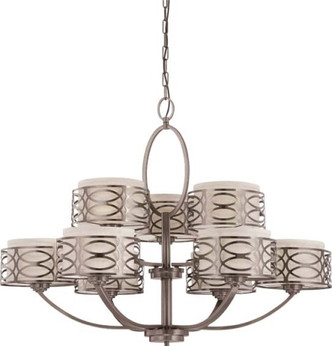 Nuvo Lighting - 60-4730 - Nine Light Chandelier - Harlow - Hazel Bronze