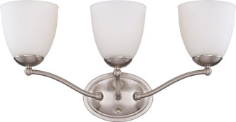 Nuvo Lighting - 60-5033 - Three Light Vanity - Patton - Brushed Nickel