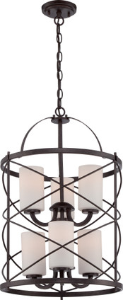 Nuvo Lighting - 60-5339 - Six Light Chandelier - Ginger - Old Bronze