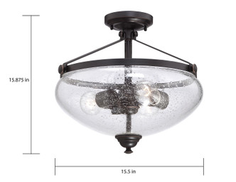 Laurel Three Light Semi Flush Mount (60-5544)