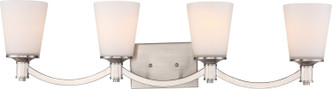 Nuvo Lighting - 60-5874 - Four Light Vanity - Laguna - Brushed Nickel
