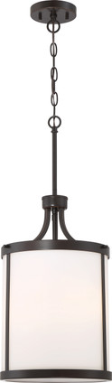 Nuvo Lighting - 60-6326 - Three Light Pendant - Denver - Mahogany Bronze