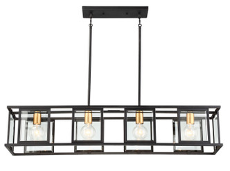 Nuvo Lighting - 60-6417 - Four Light Trestle - Payne - Midnight Bronze