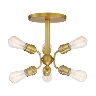 Faraday Six Light Semi Flush Mount (60-6926)
