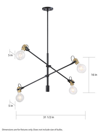 Mantra Four Light Pendant (60-6990)