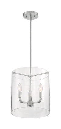 Nuvo Lighting - 60-7177 - Three Light Pendant - Sommerset - Brushed Nickel Nuvo Lighting - 60-7177 - Three Light Pendant - Sommerset - Brushed Nickel