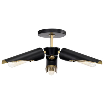 Marc Three Light Semi Flush Mount (60-7297)