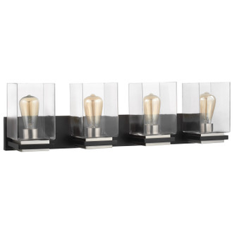 Nuvo Lighting - 60-7654 - Four Light Vanity - Crossroads - Matte Black
