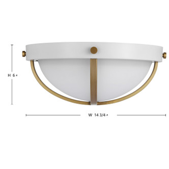 Lincoln Two Light Flush Mount (60-7662) Lincoln Two Light Flush Mount (60-7662)