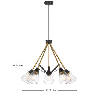 Starlight Five Light Chandelier (60-7685)