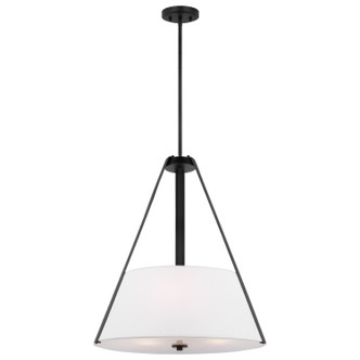Nuvo Lighting - 60-7696 - Three Light Pendant - Brewster - Black