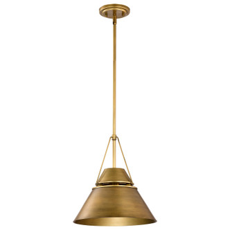Nuvo Lighting - 60-7776 - One Light Pendant - Adina - Natural Brass