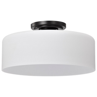 Nuvo Lighting - 60-8035 - One Light Semi Flush Mount - Warren - Gun Metal