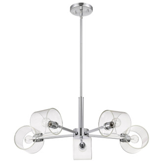 Nuvo Lighting - 60-8075 - Five Light Chandelier - Marlowe - Polished Nickel