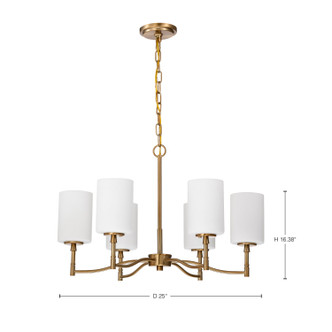 Liam Six Light Chandelier (60-8206)