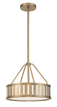 Crystorama - KEN-8303-VG - Three Light Pendant - Kendal - Vibrant Gold