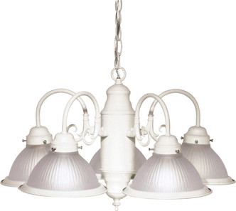 Nuvo Lighting - SF76-693 - Five Light Chandelier - Textured White