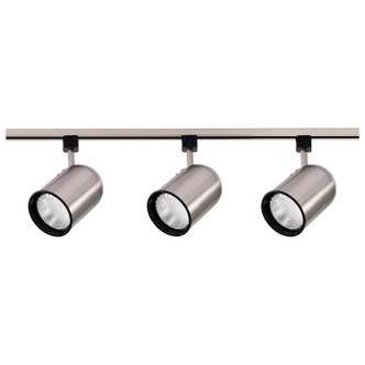 Track Lighting Kits Brushed Nickel Three Light Track Kit (TK342)