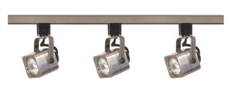Track Lighting Kits Brushed Nickel Three Light Track Kit (TK347)