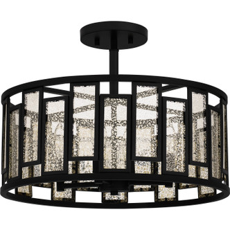Quoizel Semi-Flush Mount Four Light Semi-Flush Mount (QSF5600MBK)