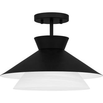 Quoizel Semi-Flush Mount One Light Semi Flush Mount (QSF6171MBK)