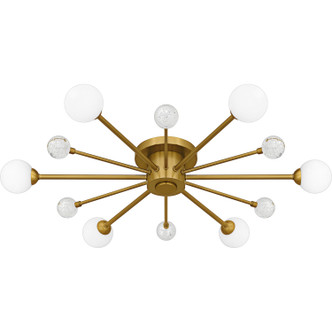 manufacturer_finish:Brushed Gold|manufacturer_glass:Shade 1: Opal Etched Glass - Shade 2: Crystal With Bubble|light_source:Xenon|light_output:Unspecified|color_temperature:Unspecified|cri:Unspecified